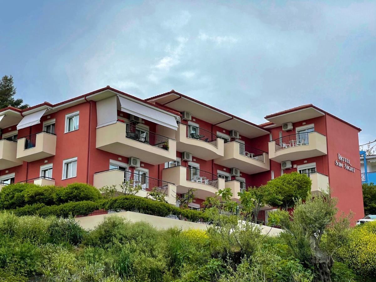 Hotel Sun Sight Пефкохори Екстериор снимка